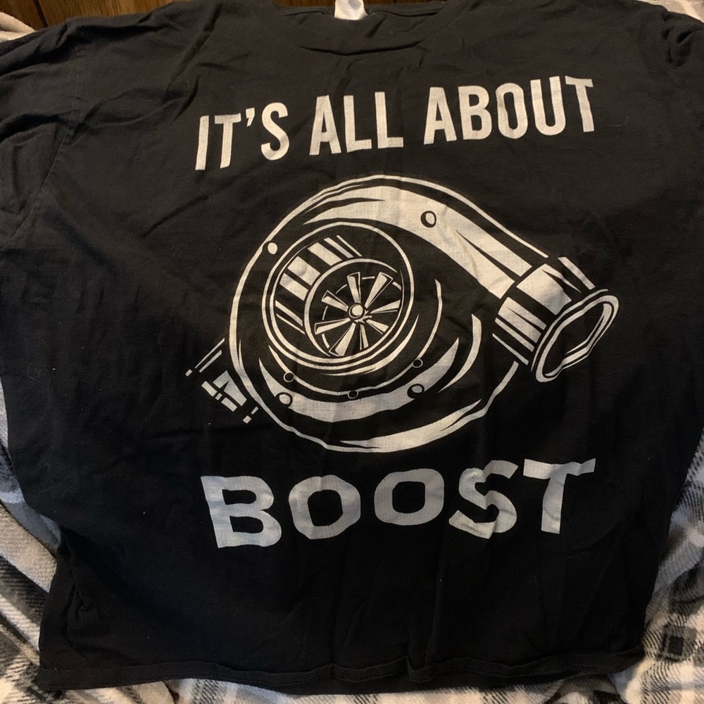 Three men XL boost tshirts